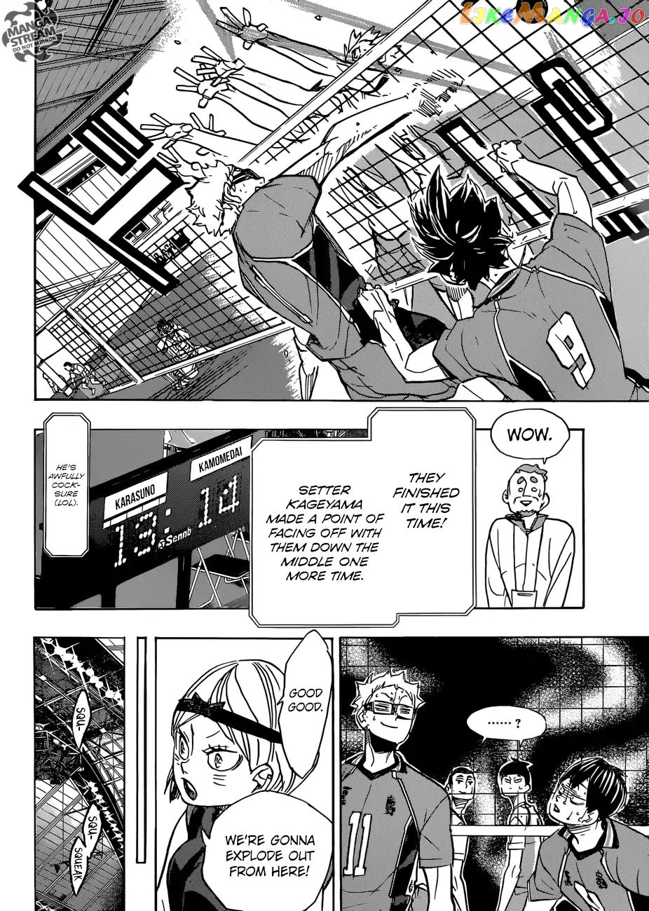 Haikyuu!!, Chapter 345 image 03